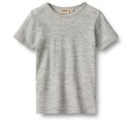 WHEAT - Kid's Wool T-Shirt S/S Seo - Intimo lana merinos 152 grigio