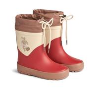 Wheat Scarpe Termiche Bambini, Tinta Unita, Unisex, Ragazze, 100% Gomma Naturale, Impermeabili, 2072 Rosso, 32 EU