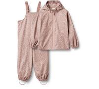 Wheat - Unisex - Set pioggia con giacca impermeabile e pantaloni antipioggia Charlie - 100% impermeabile - Nuovo rivestimento in PU a base d'acqua, Powder Flower Meadow, 116 cm