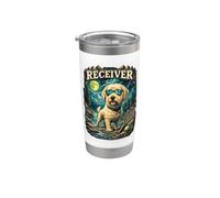Wheaten Terrier Fetch Specialist Design Terrier Adventures Bicchiere termico in acciaio inox doppia parete