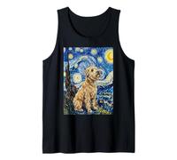 Wheaten Terrier Notte Stellata Van Gogh Dog Art Canotta