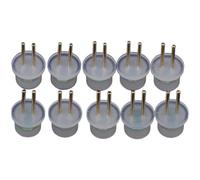 WheatThrive 10 resistori per decoder, modulo scudo chip per correzione errori SRS, spina di simulazione in gomma bianca, compatta, 2 x 1 x 1 cm