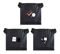 WheatThrive Borsa fasciatoio a doppio strato essenziale per la fotografia cinematografica, progettata per proteggere i tuoi film durante il caricamento, Come da immagine, Black L