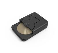 WheatThrive Caricabatteria a bottone, caricabatterie a bottone, dock per batteria ricaricabile, ricarica rapida, design ABS sicuro, compatto portatile per CR2032, CR2025, Home Office