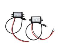WheatThrive Convertitore DC-DC, modulo step-down, adattatore USB C da 12 V 24 V a 5 V, impermeabile IP68, alimentatore da 15 W per dash cam auto, GPS, confezione da 2