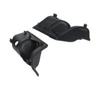 WheatThrive Coprire cerniera cofano motore, coppia sinistra destra, per Ford Transit MK7 2006-2013, plastica nera, OEM 1433665 1433666