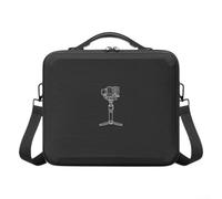 WheatThrive Custodia impermeabile in pelle PU, per DJI RS4mini giunto cardanico e accessori, PU 35 x 31 x 10,5 cm, per viaggi e uso esterno, Come da immagine, Nero