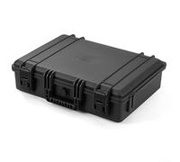 WheatThrive Custodia per fotocamera compatta, custodia rigida impermeabile portatile, antipolvere, per Starlink Mini, con schiuma modellata, 50 x 38 x 12 cm, Nero