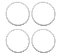 WheatThrive Guarnizione in silicone trasparente per pentola a pressione, guarnizione di ricambio per fornelli in lega di alluminio da 18-32 cm, flessibile, durevole, confezione da 2 - 5