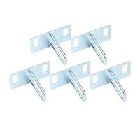 WheatThrive Iron E-Bike Piastra di bloccaggio per sellino, gancio robusto per scooter elettrico e sellino, facile da installare, colore argento (confezione da 5/10)