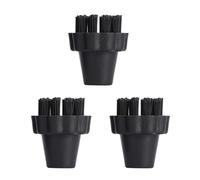 WheatThrive Kit di spazzole in nylon per pulitori a vapore Vaporetto, setole robuste per la pulizia del calcare e delle fughe delle piastrelle, compatibile con Lecoaspira Unico Pro Series