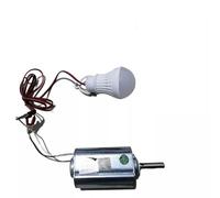 WheatThrive Kit di turbina eolica fai da te, generatore a manovella, modello a magnete permanente da 12 V per illuminazione domestica, educazione all'aperto, progetto scientifico