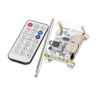 WheatThrive Modulo ricevitore audio 5.0 con radio FM, scheda TF e riproduzione USB, telecomando a infrarossi, uscita AUX da 3,5 mm per altoparlante fai da te