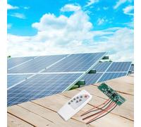WheatThrive Pannello di controllo della luce solare, modulo sensore a microonde, 3,2 V 3,7 V, pannello circuito con telecomando, pre-saldato per riparazione fai da te di lampioni da giardino