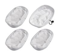 WheatThrive Panni per mocio in microfibra, panni per pulizia a vapore, riutilizzabili, per Morphy Richards 720021, 720502, 9 in 1, lavabili per la pulizia di pavimenti duri, confezione da 4