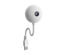 WheatThrive Per Tuya WiFi Camera, 2.4G/5G Dual-Band WiFi Indoor Cam Visualizzazioni a 360 ° Baby Dog Monitor per interni Seamless Smart App Integrazione