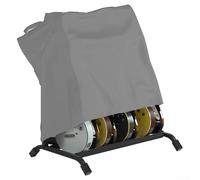 WheatThrive Pratica custodia per supporto per chitarra con ventilazione per mantenere le condizioni ottimali per i tuoi strumenti, Come da immagine, Grigio