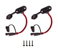 WheatThrive Presa di alimentazione SAE, cavo di prolunga SAE, connessione rapida 12AWG, tappo resistente alle intemperie, per camper, batteria solare, barca, confezione da 2, 33 cm