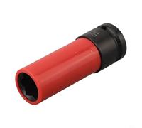 WheatThrive Presa per rimozione dadi di bloccaggio ruote 21 mm per Mercedes per Benz Classe S - Kit estrattore bulloni danneggiati con testa arrotondata 1/2 unità (17 mm)