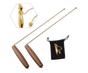 WheatThrive Puro Rame Rilevamento Rod Metal Detector Bacchetta per la Caccia al Tesoro Oro Argento Ferro Trovare con Divinazione Pendolo