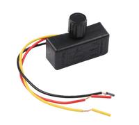WheatThrive Regolatore di velocità del motore CC 12 V, interruttore dimmer per ventilatore, luce, pompa, riscaldatore, manopola regolatore di tensione continua, controllo 25%-100%