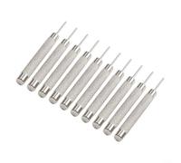 WheatThrive Set di 10 punzoni in ferro da 0,7 a 1,0 mm, per gioielli, rivettatura e sostituzione del cinturino dell'orologio, pratico kit di riparazione