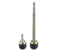 WheatThrive Set di 2 adattatori per punte da trapano a cambio rapido, codolo esagonale da 1/4", autobloccante, supporto per asta di prolunga, 50 mm e 150 mm, per trapani elettrici