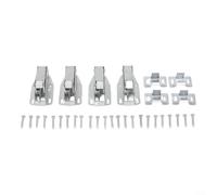 WheatThrive Set di 4 chiusure magnetiche a spinta per aprire cassetti e guardaroba, chiusura a molla lunga, senza bisogno di maniglie