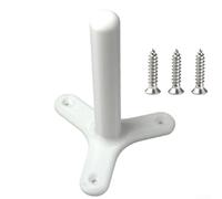 WheatThrive Supporto per dischi da taglio per mole da 125 mm, staffa di montaggio a parete compatta per organizzare dischi da taglio in officina e ripostiglio, colore bianco