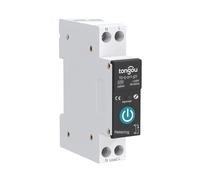 WheatThrive Tuya Smart Interruttore Automatico, Interruttore Din Rail Zigbee, Telecomando 1P, Monitor di Potenza, Timer, 10-63A per Domotica