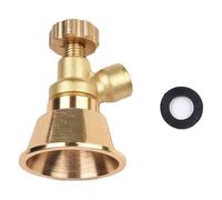 WheatThrive Ugello spruzzatore regolabile in alluminio per testa di spruzzatore ciclone agricolo, getto atomizzatore ad alta resistenza oro con filettatura 14x1.5mm