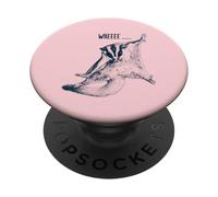 Wheeee Sugar Glider, Scoiattolo Volante a Metà Volo PopSockets PopGrip Adesivo