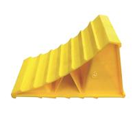 Wheel Chock - ABS, Compact Small Wheel Stopper Heavy-Duty Non-Slip Base | Portable Vehicle Stabilizer Parking Safety Block, Tire Wedge For Cars, Buses, Sedans, Garages, Driveways