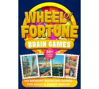 Wheel Of Fortune Brain Games: Memory Boosting Games for Adult & Smart Seniors with Crossword, Fun Trivia, Word Search, Retirement Gifts for Seniors