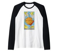 Wheel of Fortune Card Maglia con Maniche Raglan