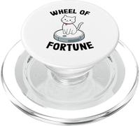 Wheel Of Fortune Cat Joke Robot Aspirapolvere Cat PopSockets PopGrip per MagSafe