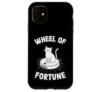 Wheel Of Fortune Cat On Robot Aspirapolvere Cat Custodia per iPhone 11
