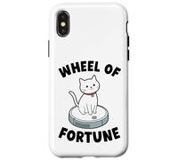 Wheel Of Fortune Cat On Robot Aspirapolvere Cat Custodia per iPhone X/XS