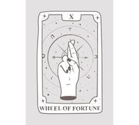 Wheel of Fortune: Tarot Card A5 Notebook - 120 Lined Pages