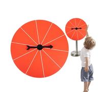 Wheel Raffle - Ruota di prezzo portatile, ruota di cancellabile a secco | Ruota rotante di da tavolo a 10 fessure, ruota girevole da tavolo per lotterie, riunioni in ufficio, attività