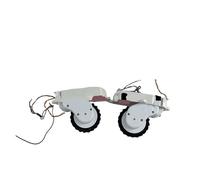 wheel replacement, Compatibile con Xiaomi Mijia Mop 3C 2S S10 B106GL B106CN Robot Aspirapolvere Ruota mobile sinistra e destra Accessori,for floor(White L and R)