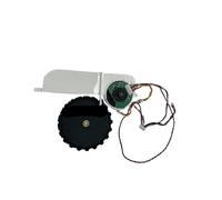 wheel replacement, Compatibile con Xiaomi Mijia Mop 3C 2S S10 B106GL B106CN Robot Aspirapolvere Ruota mobile sinistra e destra Accessori,for floor(White L)