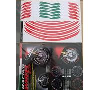 Wheel Rim Stripes Rifrangenti per Cerchi Moto, Kit componibile