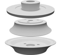 Wheel Set for RC Draco Compatible with DuBro 5.5" Pneumatic - Scale Model Kit