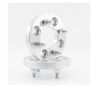Wheel Spacer Adapters 2 adattatori distanziali ruota in alluminio PCD 4x114,3 (4x4,5") a 4x100 CB 71 spessore 15/20/25 mm perni 12x1,5 Distanziali Per Ruote(15mm)