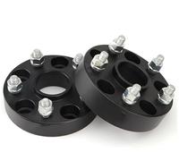 Wheel Spacer Adapters 2 Pezzi 15/20/25/30mm Conversione Distanziale Ruota PCD 5x110 A 5x100 5x108 5x112 5x114.3 5x120 5x130 Vestito Per Benz Per cerchi in lega auto(2PCS 40mm Black)