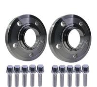 Wheel Spacer Adapters 2 Pezzi Distanziale Ruota In Lega Di Alluminio 5x112 CB 66.6mm Per BMW 1/3/4/5/7/8serie I3 I4 Ix Ix3 M3 X3 X4 X4M X5 X6 X7 Z4 cerchi in lega auto(2pcs Adapter 20mm-BK)