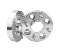 Wheel Spacer Adapters Distanziale Ruota Nastro 15/20/25/30/35/45/50 Mm 4x100 CB 60,1 Flangia Guarnizione Per Marche Per Sunshine 2 Pezzi (1 Coppia) Distanziali Ruote Auto(2PC Silver 45mm)