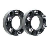 Wheel Spacer Adapters Distanziali Ruota Kit Ampliamento 6x139.7 Hubcentric 67.1 M12*1.5 Adattatore Alluminio Auto 25/30/35mm Per Mitsubishi L200 Per Montero cerchi in lega auto(2PCS Black 38mm)