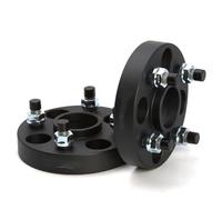 Wheel Spacers Adapters Universale 2 Pezzi 20/25/30/35/40 Mm PCD 4x100 A 4x108 4x110 4x114,3 4x120 Adattatore Conversione Distanziale Ruota(2PCS 20mm Black)
